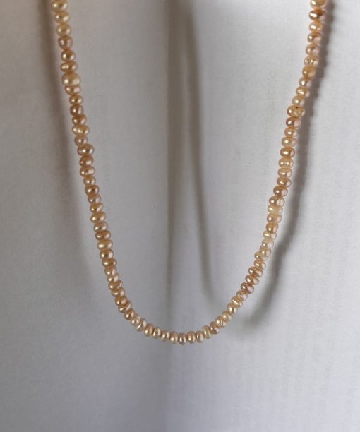 Ballet slippers  pearl  necklace